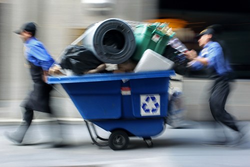 Eco-friendly disposal practices during flat clearance in Pimlico